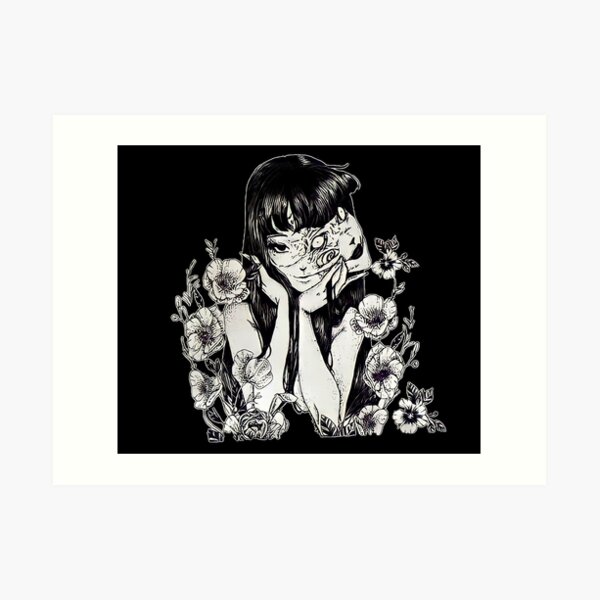 Tomie Junji Ito Unique Art Art Print For Sale By Mr Aa Redbubble