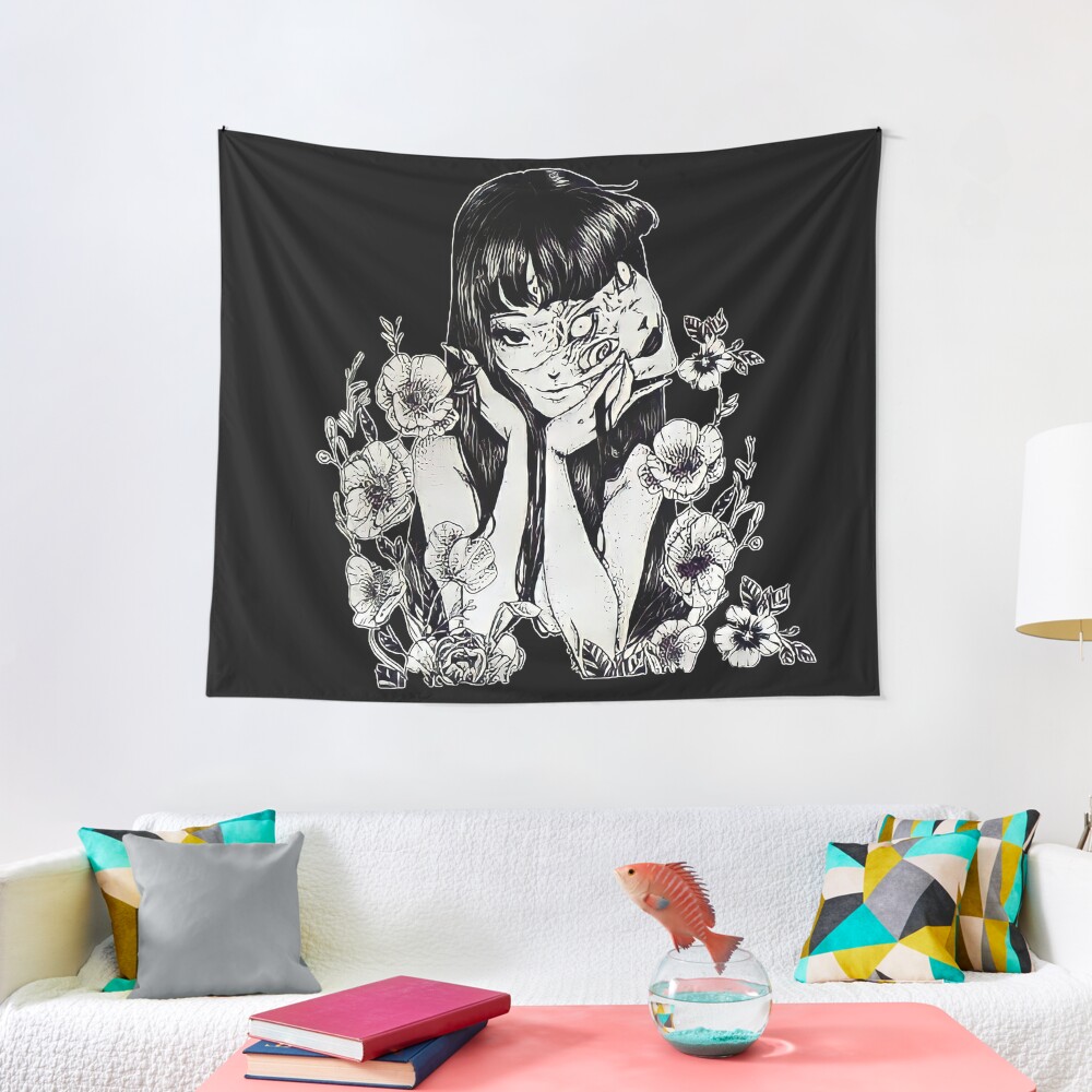 Tomie Junji Ito Unique Art Tapestry For Sale By Mr Aa Redbubble