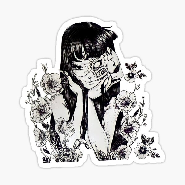 Tomie Junji Ito Unique Art Sticker