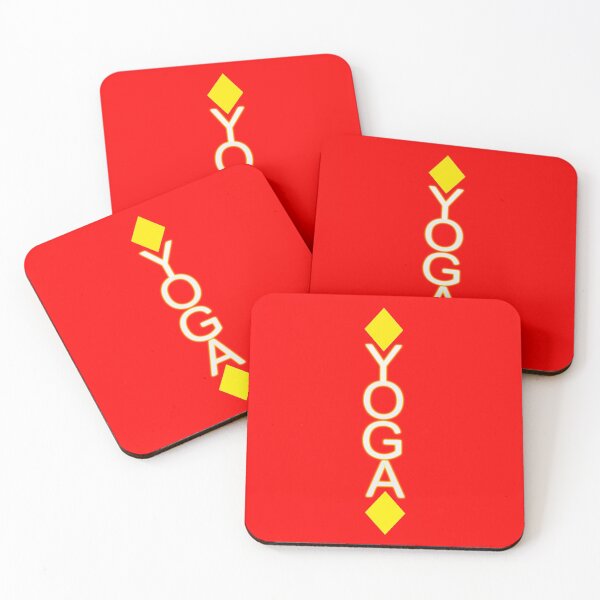 Item preview, Vertical "YOGA" in yellow designed and sold by EdwardMonet.