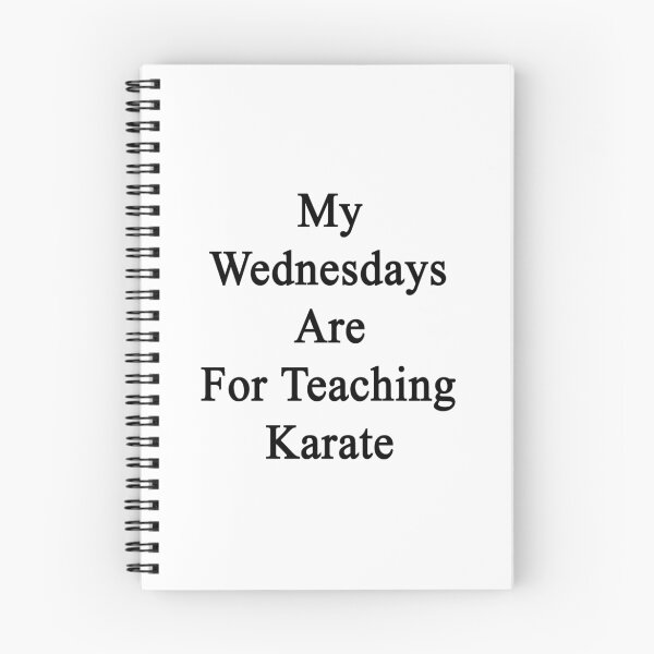 Item preview, My Wednesdays Are For Teaching Karate  designed and sold by supernova23.