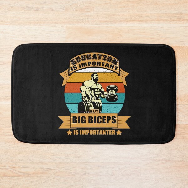 Item preview, Education is important but big biceps designed and sold by Sage86.