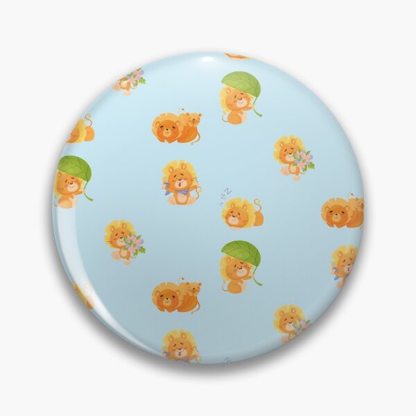 Item preview, Kawaii Sweet Happy Lion Cubs 2 designed and sold by lodarohit.