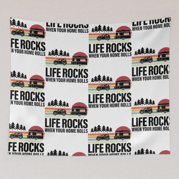 Item preview, Life Rocks When Your Home Rolls designed and sold by GravitiTees.