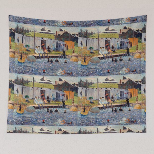 Item preview, Bathing Time On the Lake By Pierre Auguste Renoir designed and sold by conceptDVS.