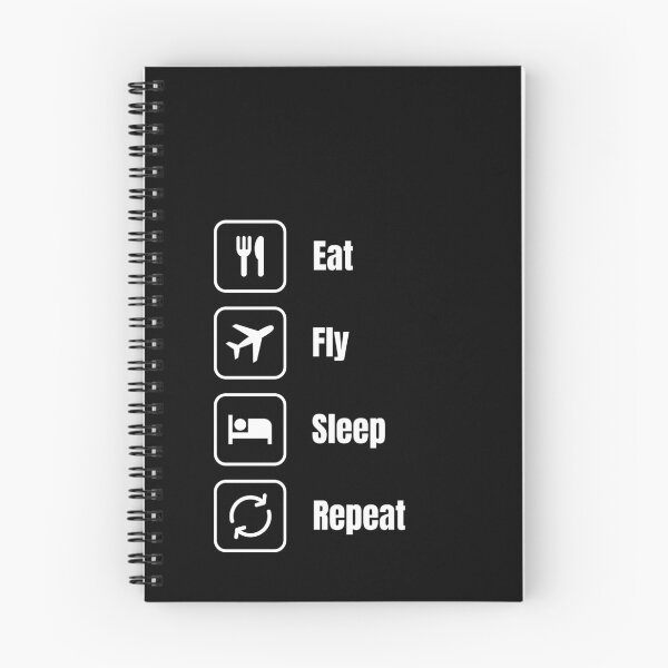 Item preview, Come, vuela, duerme, repite: productos y regalos de aviación designed and sold by parakeet.