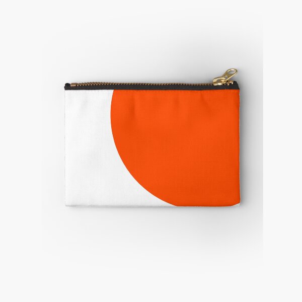 Item preview, Orange color round sticker labels designed and sold by Roy Store.