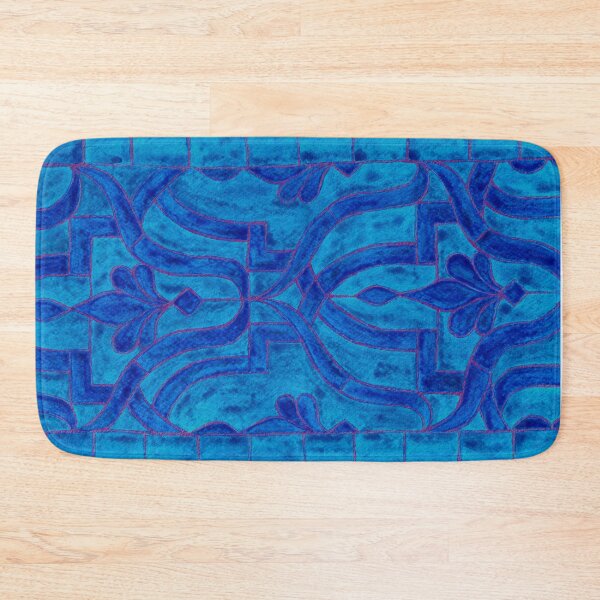 Item preview, Blue moroccan tiles designed and sold by Carolin Bentbib.