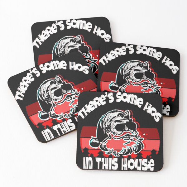Item preview, There's some hos in this house funny christmas santa designed and sold by Mohamed allbdrany.