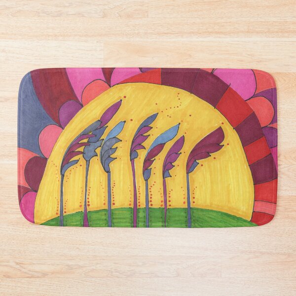 Item preview, Palm Trees in the Hot Yellow Sun (Abstract) designed and sold by BelindaFuller.