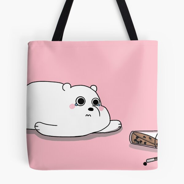 Item preview, Cute Pink Boba Bear Drop Boba designed and sold by itzzRebecca.