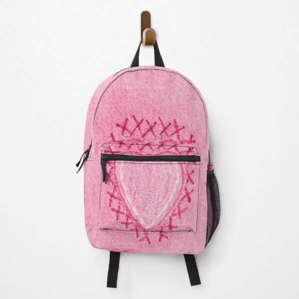 Item preview, Pink Denim Stitched Heart Patch Valentine's Day designed and sold by AlteredAtelier.