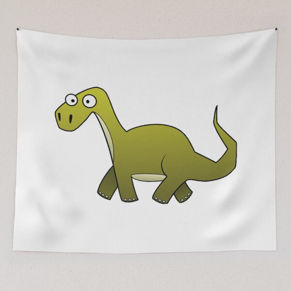 Item preview, Brontosaurus Dinosaur Cartoon designed and sold by 14Smith15.