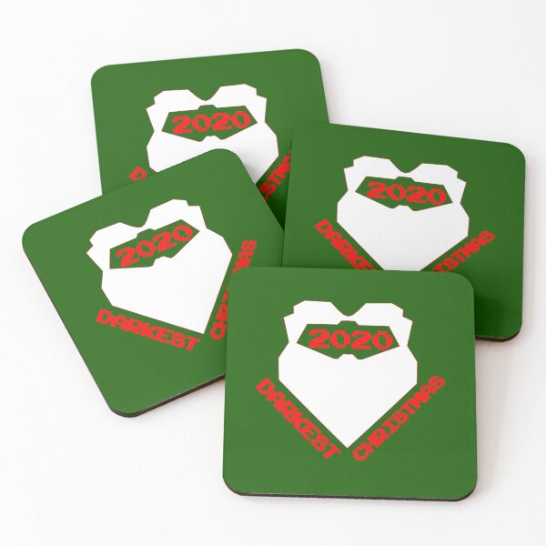 Item preview, Darkest timeline: Darkest Christmas 2020 -  Special Festive Christmas Edition. White evil beard - red retro arcade typography designed and sold by Deegital18.