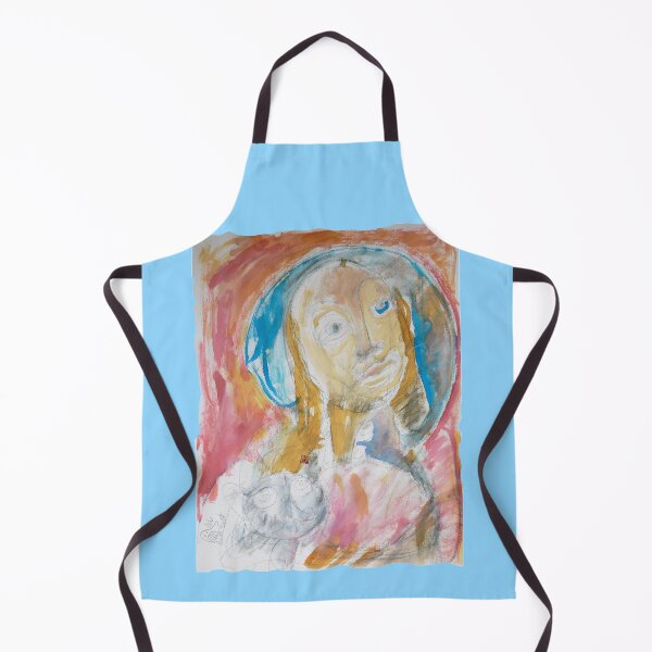 Item preview,  "Jesus Christ and Cat (Hristos)" (Original Watercolor by AliceCCI) designed and sold by VanyssaGraphics.