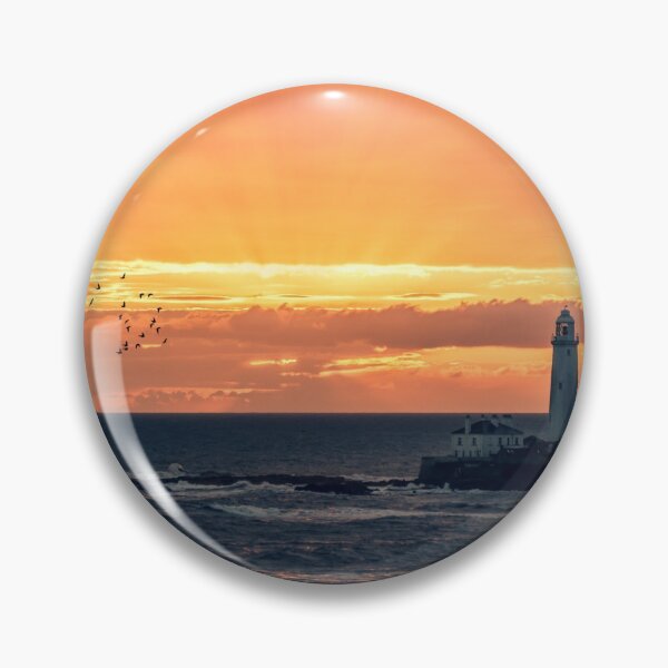 Item preview, St Marys lighthouse Sunrise designed and sold by tynesidephotos.