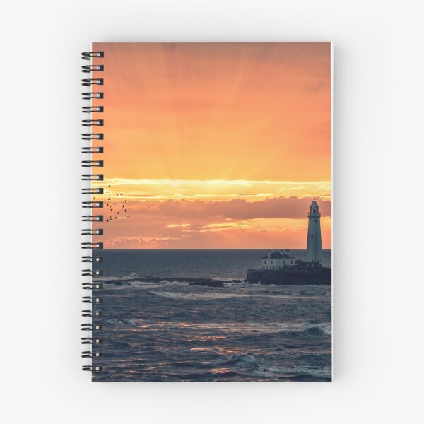 Item preview, St Marys lighthouse Sunrise designed and sold by tynesidephotos.