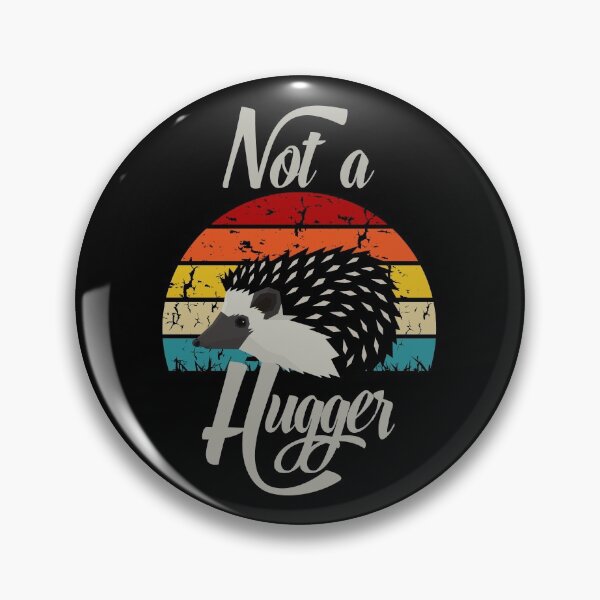 Item preview, Not really a hugger - VINTAGE SUNSET Hedgehog designed and sold by TheAwesomeMiro.