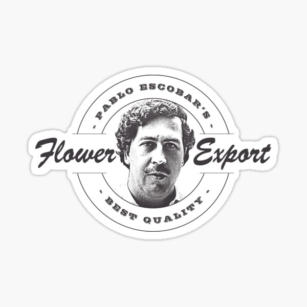 Pablo Escobar logo Sticker