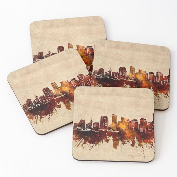 Item preview, vancouver skyline vintage designed and sold by BekimART2.