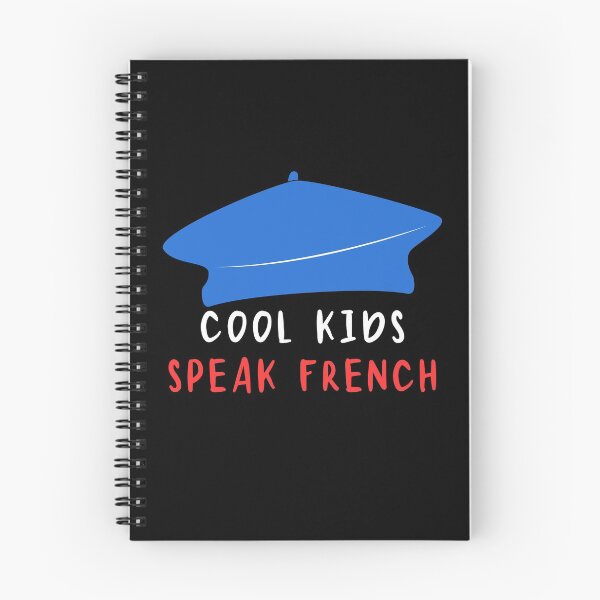 Item preview, COOL KIDS SPEAK FRENCH French Flag Beret Language Quote  designed and sold by a-little-ink.