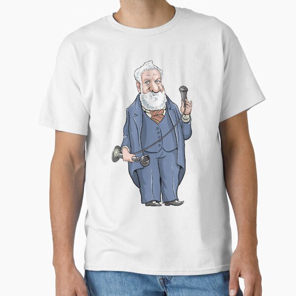 Item preview, Alexander Graham Bell designed and sold by MacKaycartoons.