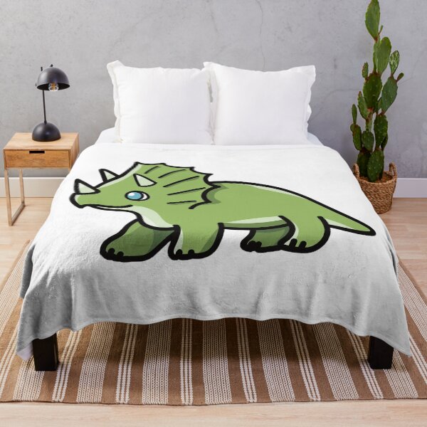 Item preview, Green Triceratops Dinosaur Cartoon designed and sold by 14Smith15.