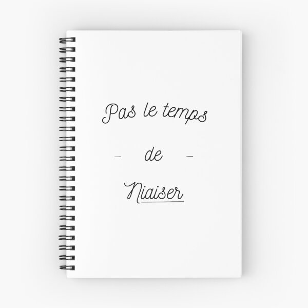 Aperçu de l'œuvre Pas le temps de niaiser créée et vendue par Curlyhaire.