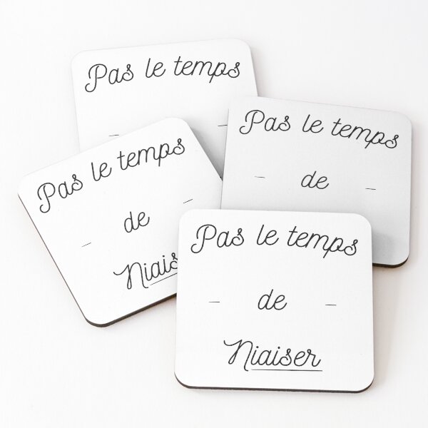 Aperçu de l'œuvre Pas le temps de niaiser créée et vendue par Curlyhaire.