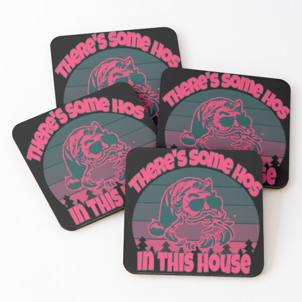 Item preview, There's some hos in this house funny christmas santa designed and sold by Mohamed allbdrany.