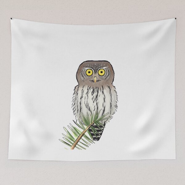 Item preview, Cute Pygmy Owl designed and sold by AndrasVasasArt.