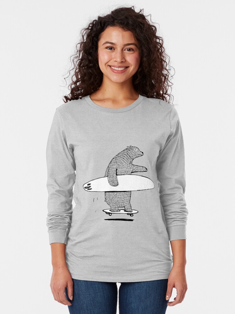 Aperçu 2 sur 5. T-shirt manches longues avec l'œuvre  5/24 créée et vendue par barneda.