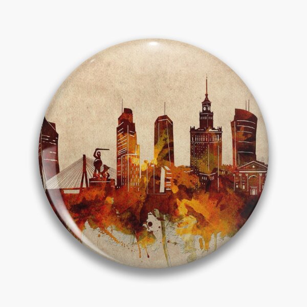 Item preview, warsaw skyline vintage designed and sold by BekimART2.