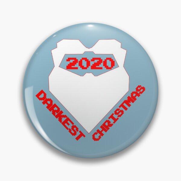 Artikelvorschau, Dunkelste Zeitleiste: Darkest Christmas 2020 – Special Community Festive Edition. Weißer böser Bart - rote Retro-Arcade-Typografie entworfen und verkauft von Deegital18.
