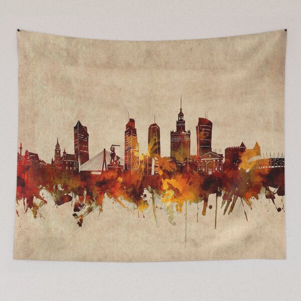 Item preview, warsaw skyline vintage designed and sold by BekimART2.