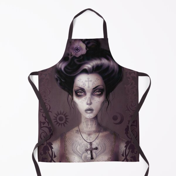Item preview, DAY OF THE DEAD PORTRAIT PURPLE designed and sold by Death to the Empire.