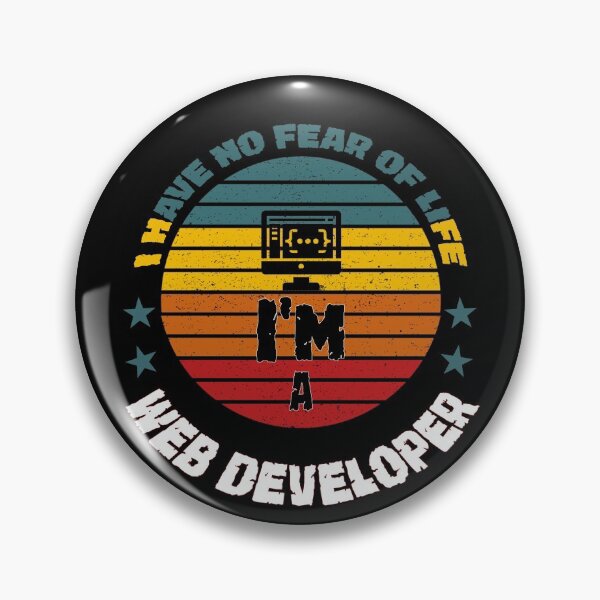 Item preview, I have no fear of life I'm a WEB DEVELOPER Gift for her or him - Digital illustration designed and sold by OMCreative.