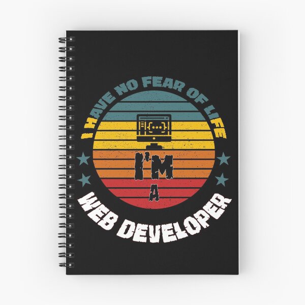 Item preview, I have no fear of life I'm a WEB DEVELOPER Gift for her or him - Digital illustration designed and sold by OMCreative.