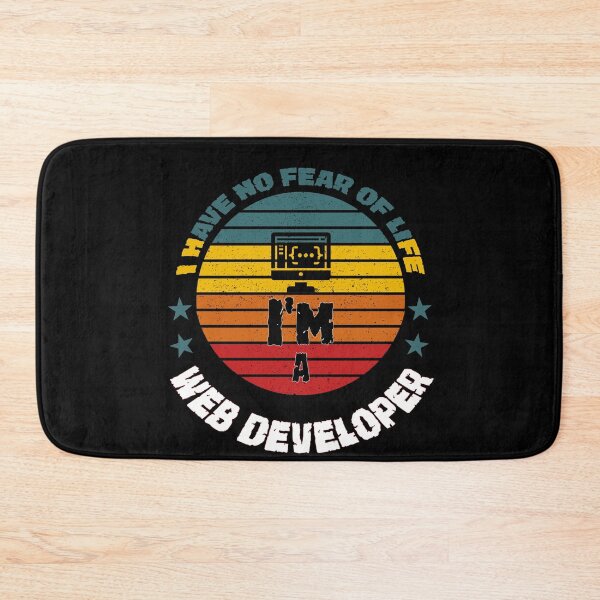 Item preview, I have no fear of life I'm a WEB DEVELOPER Gift for her or him - Digital illustration designed and sold by OMCreative.