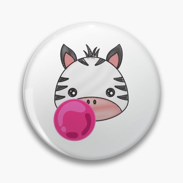 Item preview, Little Cute Zebra Bubble Gum designed and sold by ShawnDzign.