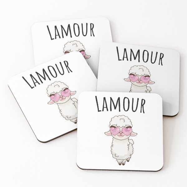 Item preview, Amor, lama amor designed and sold by Curlyhaire.