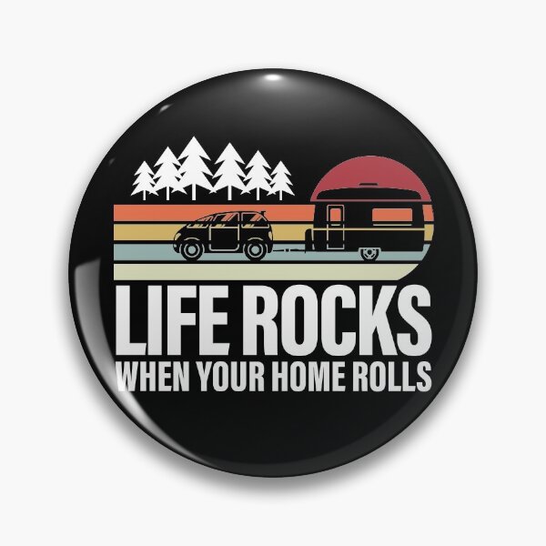 Item preview, Life Rocks When Your Home Rolls Down The Highway designed and sold by GravitiTees.
