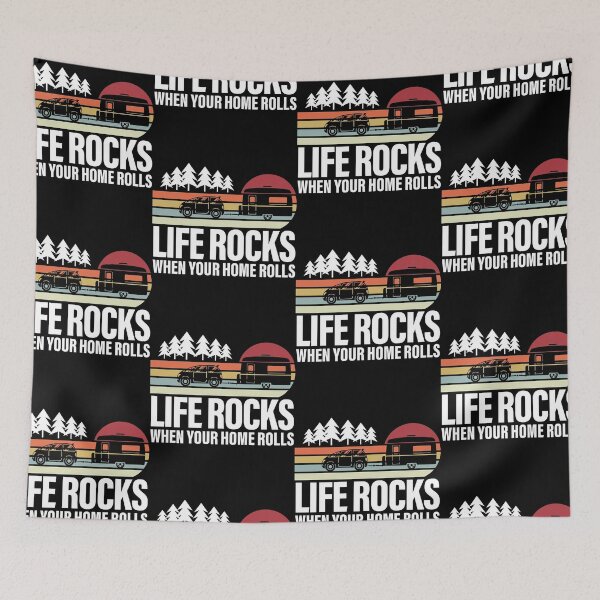 Item preview, Life Rocks When Your Home Rolls Down The Highway designed and sold by GravitiTees.