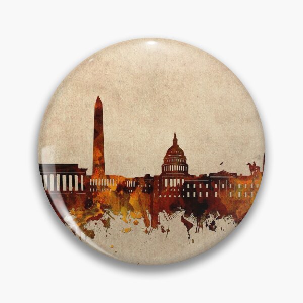 Item preview, washington dc skyline vintage designed and sold by BekimART2.