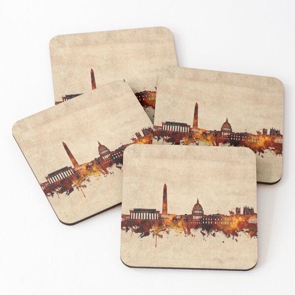 Item preview, washington dc skyline vintage designed and sold by BekimART2.