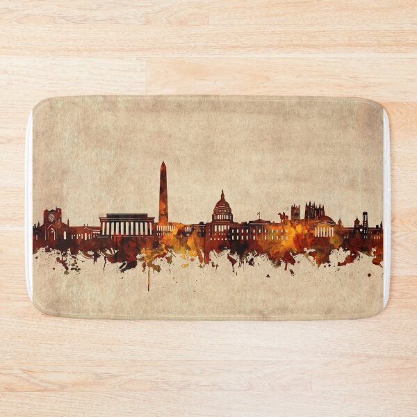 Item preview, washington dc skyline vintage designed and sold by BekimART2.