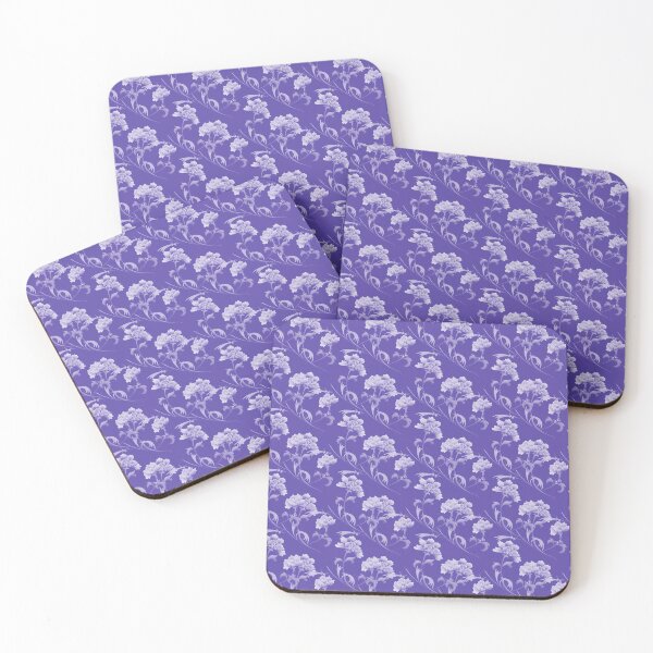Item preview, Wispy Oriental Floral Design in Violet designed and sold by WisdomInspired.