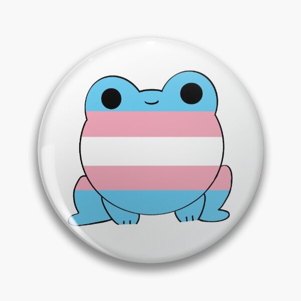 Item preview, Trans Frog  designed and sold by Nonbinaryfrog.