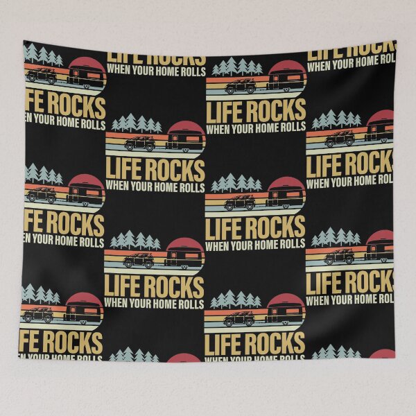 Item preview, Life Rocks When Your Home Rolls RV Enthusiast designed and sold by GravitiTees.