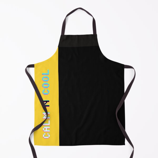 Item preview, YELLOW AND BLACK STRIPED CALM N COOL designed and sold by CalmNCool.